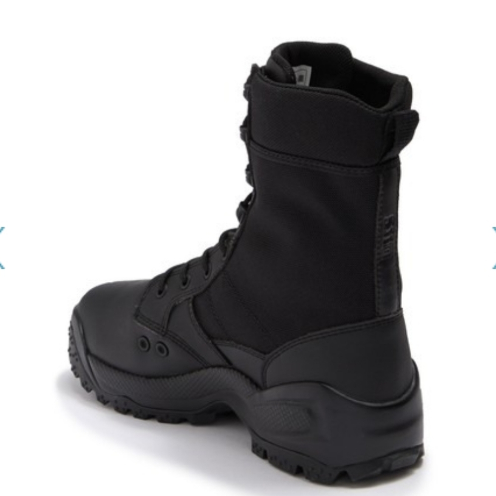 Black Combat Boots Fits Women's 10 Men's 8 5.11 - Picture 3 of 5